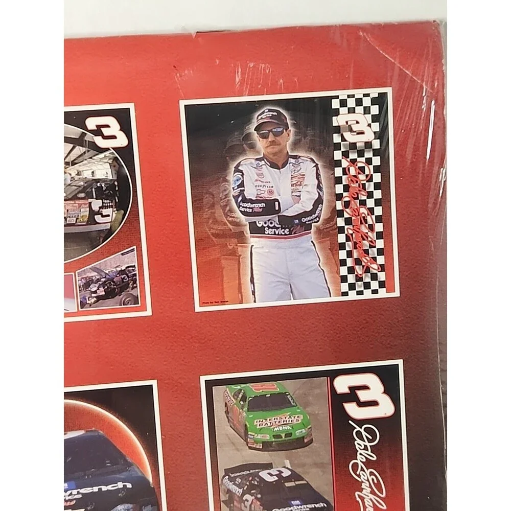 Vintage Dale Earnhardt Sr NASCAR Racing STARLINE Calendar  #3 Intimidator 2001